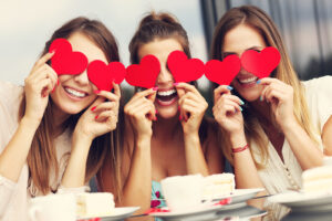 holding hearts